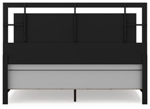 Load image into Gallery viewer, Covetown King Panel Bed with Mirrored Dresser, Chest and 2 Nightstands
