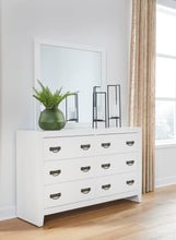 Load image into Gallery viewer, Binterglen California King Panel Bed with Mirrored Dresser
