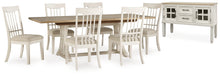 Load image into Gallery viewer, Shaybrock Dining Table and 6 Chairs with Storage
