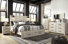Load image into Gallery viewer, Cambeck  Panel Bed With 2 Storage Drawers
