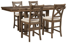 Load image into Gallery viewer, Moriville Counter Height Dining Table and 4 Barstools
