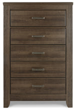 Load image into Gallery viewer, Juararo Queen Panel Headboard with Mirrored Dresser, Chest and Nightstand
