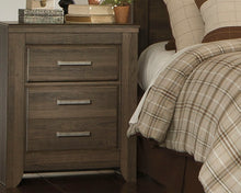 Load image into Gallery viewer, Juararo California King Panel Bed with Mirrored Dresser, Chest and 2 Nightstands

