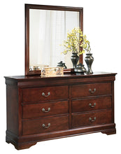 Load image into Gallery viewer, Alisdair Queen Sleigh Bed with Mirrored Dresser, Chest and 2 Nightstands
