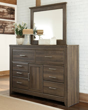 Load image into Gallery viewer, Juararo King Panel Bed with Mirrored Dresser, Chest and Nightstand
