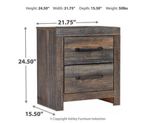 Load image into Gallery viewer, Drystan  Panel Bed With 2 Nightstands
