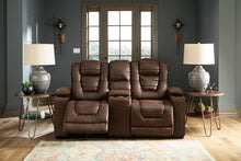 Load image into Gallery viewer, Owner&#39;s Box PWR REC Loveseat/CON/ADJ HDRST
