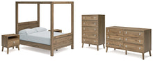 Load image into Gallery viewer, Aprilyn Full Canopy Bed with Dresser, Chest and 2 Nightstands
