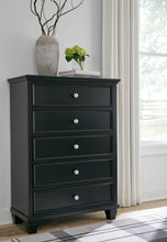 Load image into Gallery viewer, Lanolee Twin Panel Bed with Mirrored Dresser and Chest

