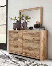 Load image into Gallery viewer, Hyanna Queen Panel Bed with Mirrored Dresser and 2 Nightstands
