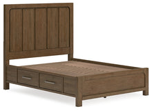 Load image into Gallery viewer, Cabalynn Queen Panel Bed with Storage with Mirrored Dresser, Chest and 2 Nightstands
