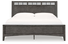 Load image into Gallery viewer, Montillan Queen Panel Bed with Mirrored Dresser and Chest
