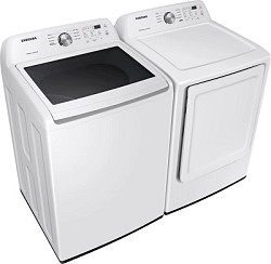  Samsung White Washer and Dryer Set 